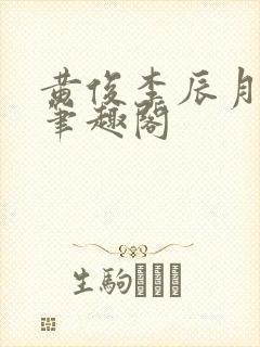 黄俊李辰月小说笔趣阁