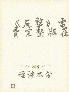 《反击》电影免费完整版在线观看封面