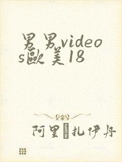 男男videos欧美18
