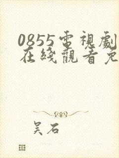 0855电视剧在线观看免费高清网址