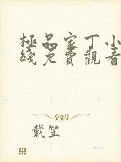 极品家丁小说在线免费观看