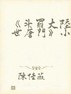 《斗罗大陆2绝世唐门》小说