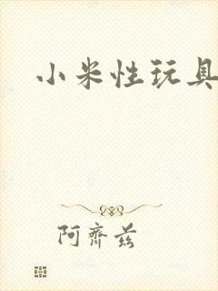 小米性玩具日记