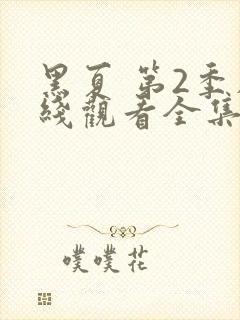 黑夏 第2季在线观看全集免费播放封面