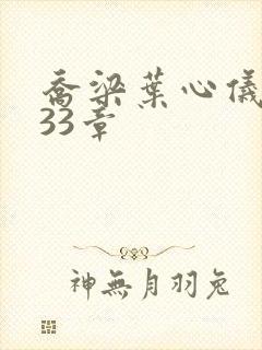 乔梁叶心仪3233章