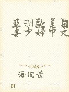 亚洲欧美日韩人妻少妇中文字幕