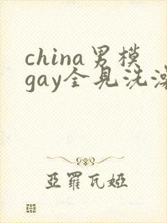 china男模gay全见洗澡