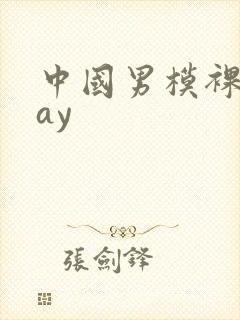 中国男模裸体gay封面