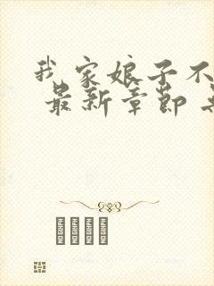 我家娘子不对劲 最新章节 无弹窗