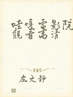 哇嘎电影院免费观看高清