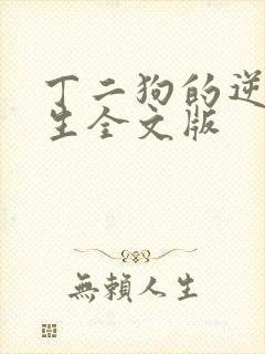 丁二狗的逆袭人生全文版