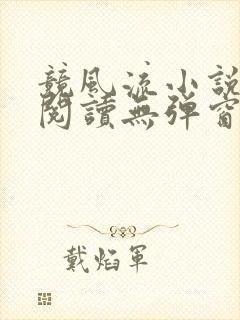 竞风流小说全文阅读无弹窗免费