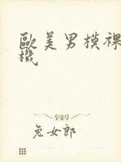 欧美男模裸体露机