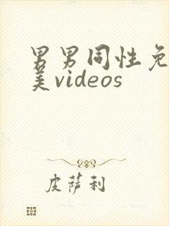 男男同性免费欧美videos