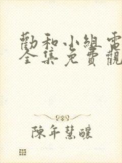 劝和小组电视剧全集免费观看