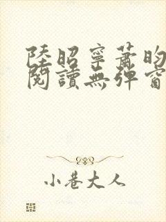 陆昭宁萧昀免费阅读无弹窗