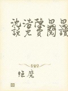 沈浩陈思思的小说免费阅读笔趣阁