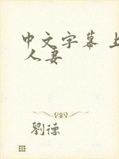 中文字幕 上司 人妻