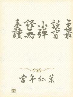 秦锋小说免费阅读无弹窗最新章节下载封面