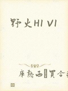 野火H1 V1封面