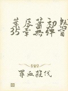 叶辰萧初然9935章无弹窗