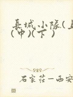 长城小队(上)(中)(下 )