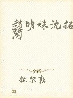 赵明姝沈拓笔趣阁