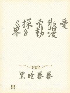 《探索欢爱新境界》动漫封面