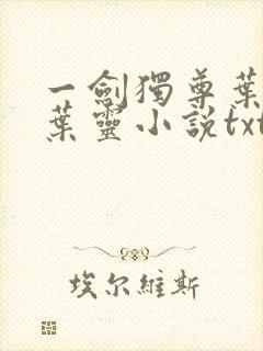 一剑独尊叶玄,叶灵小说txt下载