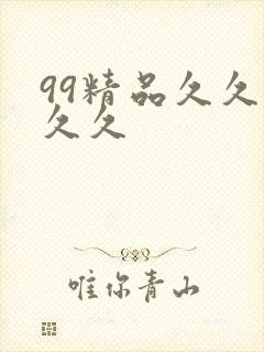 99精品久久久久久