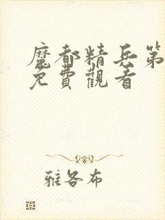 魔都精兵第二部免费观看封面