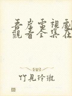 吾岸电视剧免费观看全集在线播放