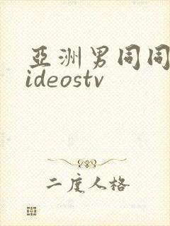 亚洲男同同性videostv