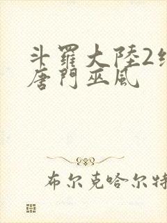 斗罗大陆2绝世唐门巫风
