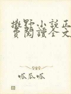 撒野小说正版免费阅读全文无删减