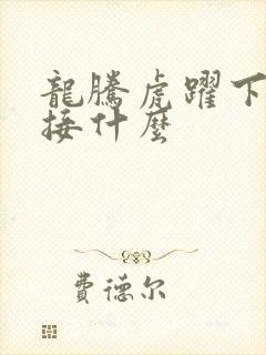 龙腾虎跃下一句接什么