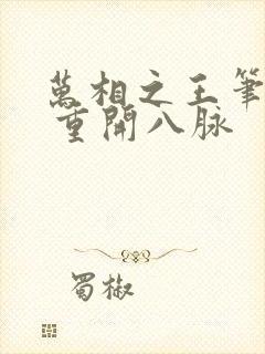 万相之王笔趣阁 重开八脉