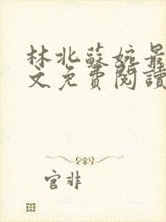 林北苏婉最新全文免费阅读封面