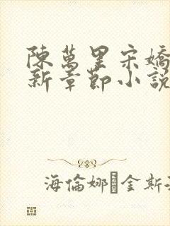 陈万里宋娇娇最新章节小说