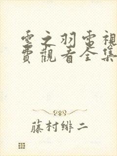 云之羽电视剧免费观看全集在线封面