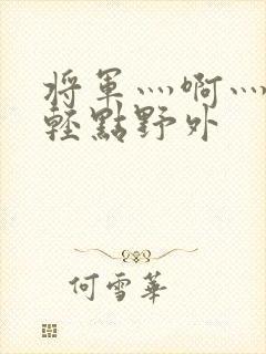 将军灬啊灬啊灬轻点野外封面