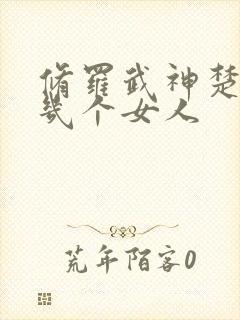 修罗武神楚枫有几个女人