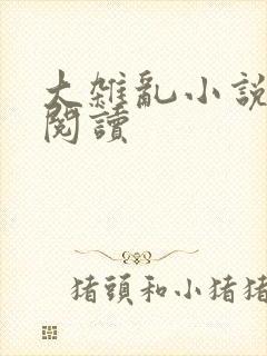 大杂乱小说目录阅读封面