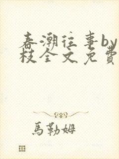 春潮往事by南枝全文免费阅读笔趣阁封面