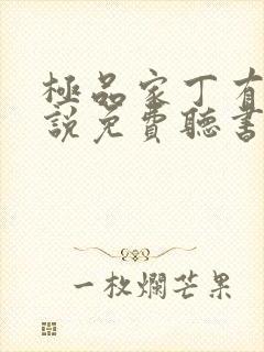 极品家丁有声小说免费听书软件全免费封面