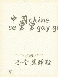 中国chinese男男gay gay网站