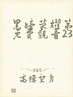 黑暗荣耀第一季免费观看23集