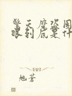 惊天魔盗团2天眼到底是什么封面