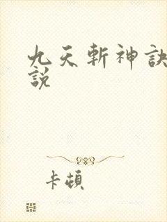九天斩神诀l小说