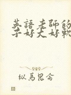 英语老师的小兔子好大好软水